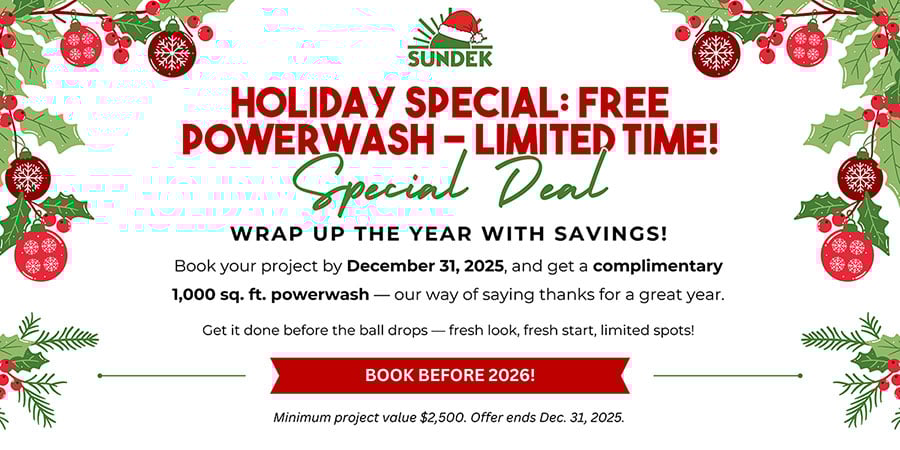 Holiday Special - Free Powerwash Offer