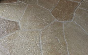 flagstone stamped concrete