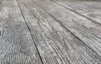 wood stamped concrete pattern