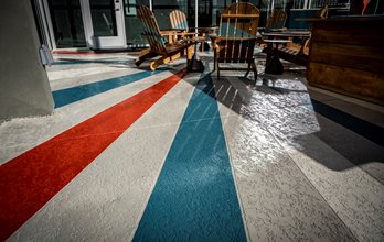 colored concrete coating