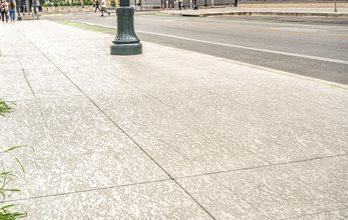 San Antonio concrete sidewalk