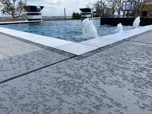 Classic Texture - Colors Tweed Gray, Cumberland Hampton Residence San Antonio Tx
Pool Deck Resurfacing
SUNDEK San Antonio
