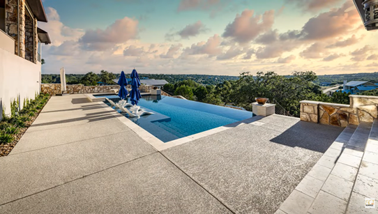 Pool deck resurfacing San Antonio Texas Hill Country